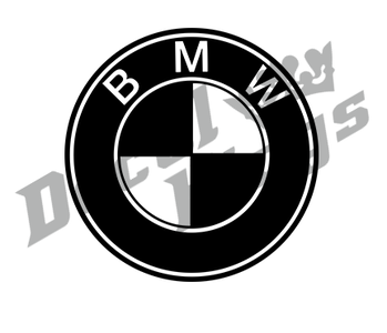 dood Ondergedompeld eindpunt BMW logo - DecalKings